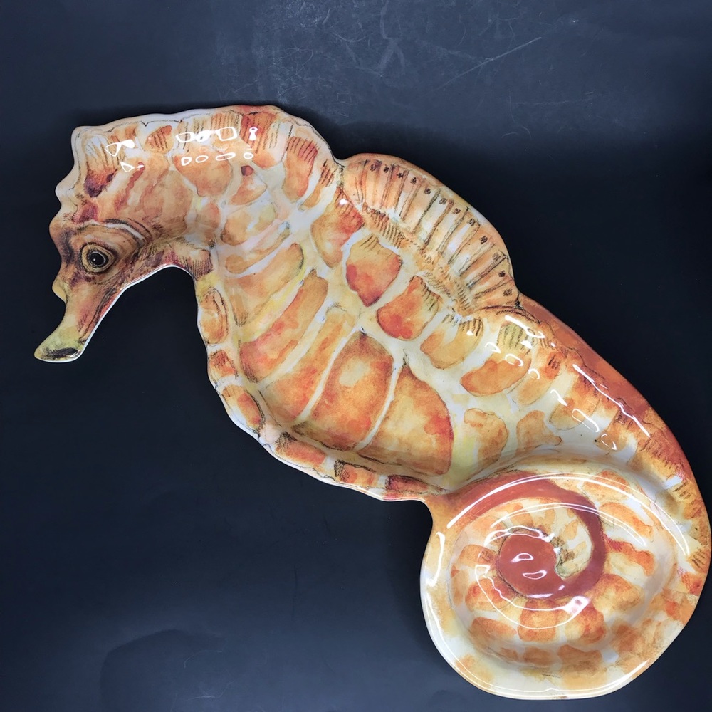 Seahorse Certified International Melamine Tray